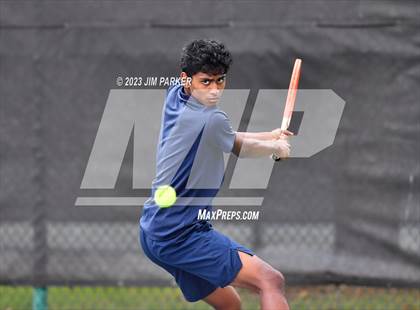Thumbnail 3 in UIL Team Tennis 5A Semifinal photogallery.