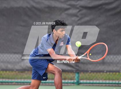 Thumbnail 2 in UIL Team Tennis 5A Semifinal photogallery.