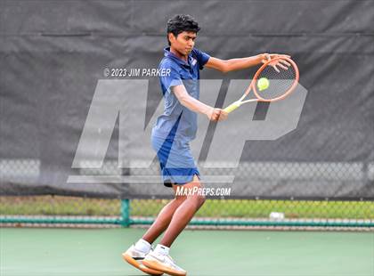 Thumbnail 1 in UIL Team Tennis 5A Semifinal photogallery.