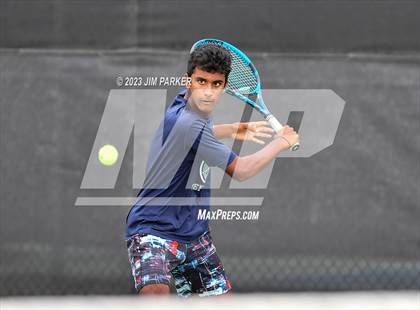 Thumbnail 2 in UIL Team Tennis 5A Semifinal photogallery.