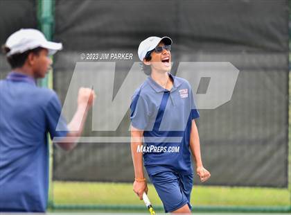 Thumbnail 3 in UIL Team Tennis 5A Semifinal photogallery.