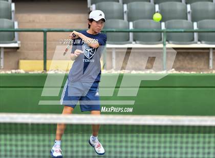 Thumbnail 3 in UIL Team Tennis 5A Semifinal photogallery.