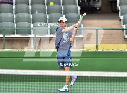 Thumbnail 3 in UIL Team Tennis 5A Semifinal photogallery.