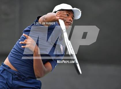 Thumbnail 2 in UIL Team Tennis 5A Semifinal photogallery.
