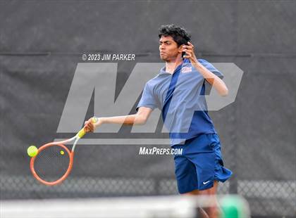 Thumbnail 3 in UIL Team Tennis 5A Semifinal photogallery.