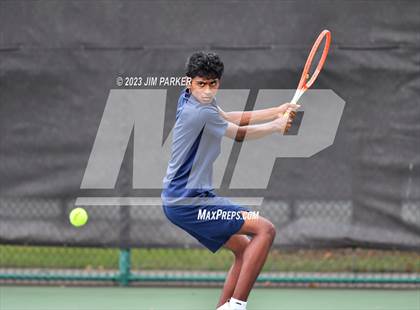 Thumbnail 2 in UIL Team Tennis 5A Semifinal photogallery.