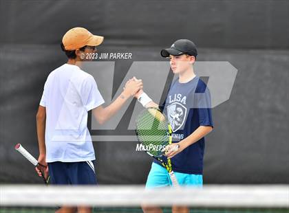 Thumbnail 2 in UIL Team Tennis 5A Semifinal photogallery.