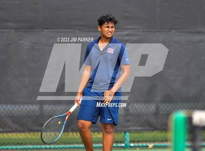 Thumbnail 3 in UIL Team Tennis 5A Semifinal photogallery.