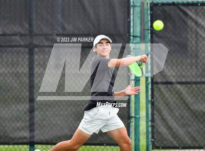 Thumbnail 3 in UIL Team Tennis 5A Semifinal photogallery.