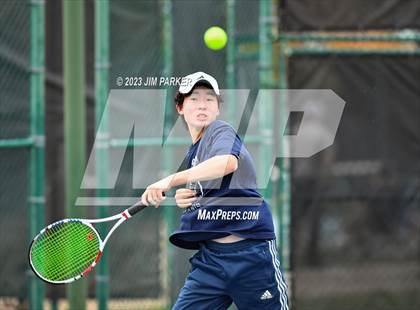 Thumbnail 1 in UIL Team Tennis 5A Semifinal photogallery.