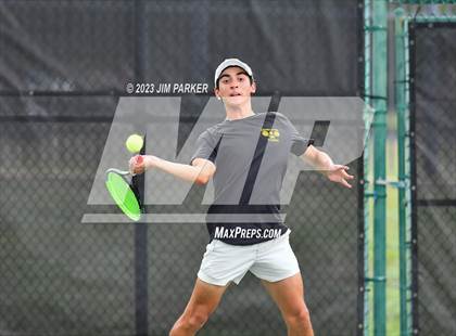 Thumbnail 1 in UIL Team Tennis 5A Semifinal photogallery.