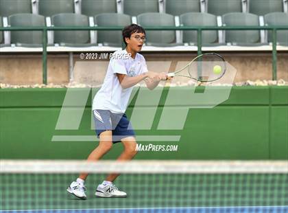 Thumbnail 1 in UIL Team Tennis 5A Semifinal photogallery.