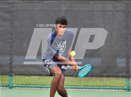 Thumbnail 1 in UIL Team Tennis 5A Semifinal photogallery.