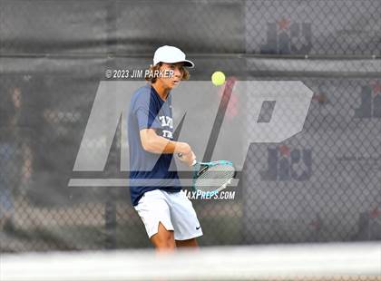 Thumbnail 3 in UIL Team Tennis 5A Semifinal photogallery.