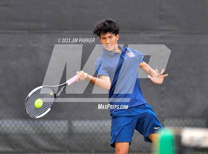 Thumbnail 3 in UIL Team Tennis 5A Semifinal photogallery.