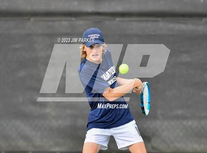 Thumbnail 1 in UIL Team Tennis 5A Semifinal photogallery.