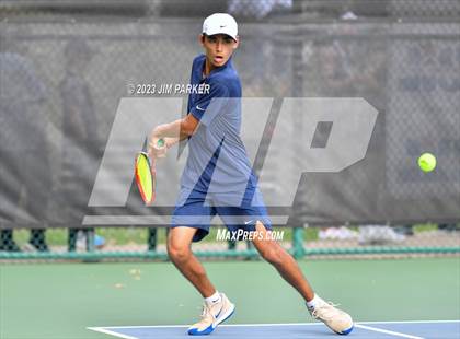 Thumbnail 1 in UIL Team Tennis 5A Semifinal photogallery.