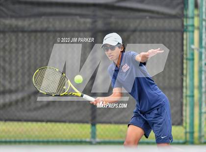 Thumbnail 2 in UIL Team Tennis 5A Semifinal photogallery.