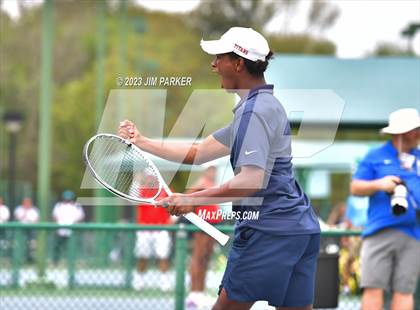 Thumbnail 2 in UIL Team Tennis 5A Semifinal photogallery.