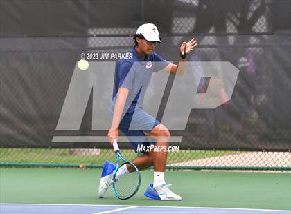 Thumbnail 3 in UIL Team Tennis 5A Semifinal photogallery.