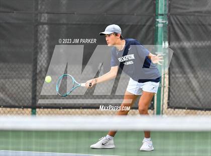 Thumbnail 3 in UIL Team Tennis 5A Semifinal photogallery.