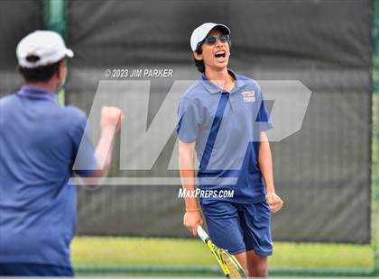 Thumbnail 1 in UIL Team Tennis 5A Semifinal photogallery.