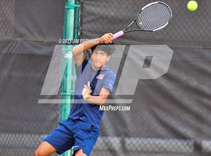 Thumbnail 1 in UIL Team Tennis 5A Semifinal photogallery.