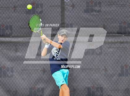 Thumbnail 2 in UIL Team Tennis 5A Semifinal photogallery.