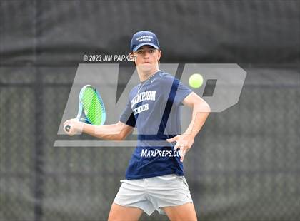 Thumbnail 2 in UIL Team Tennis 5A Semifinal photogallery.