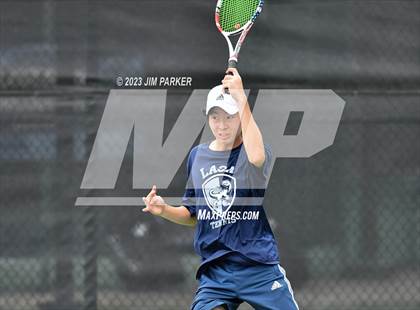 Thumbnail 3 in UIL Team Tennis 5A Semifinal photogallery.