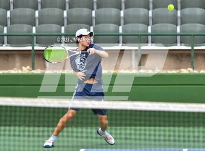 Thumbnail 2 in UIL Team Tennis 5A Semifinal photogallery.