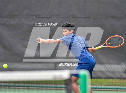 Thumbnail 1 in UIL Team Tennis 5A Semifinal photogallery.