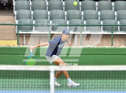 Thumbnail 2 in UIL Team Tennis 5A Semifinal photogallery.