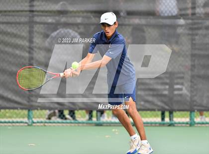 Thumbnail 2 in UIL Team Tennis 5A Semifinal photogallery.