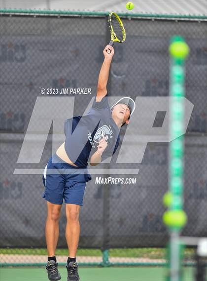 Thumbnail 1 in UIL Team Tennis 5A Semifinal photogallery.
