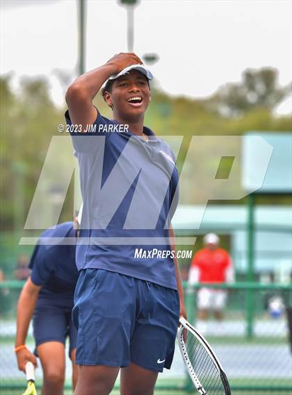Thumbnail 1 in UIL Team Tennis 5A Semifinal photogallery.