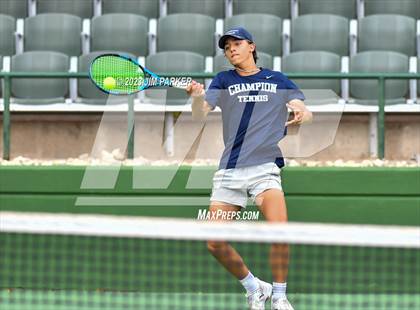 Thumbnail 1 in UIL Team Tennis 5A Semifinal photogallery.