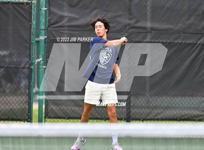 Thumbnail 3 in UIL Team Tennis 5A Semifinal photogallery.
