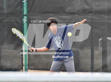 Thumbnail 3 in UIL Team Tennis 5A Semifinal photogallery.