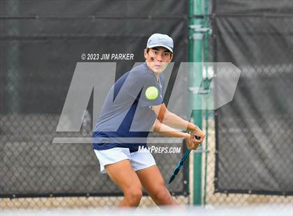 Thumbnail 1 in UIL Team Tennis 5A Semifinal photogallery.