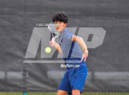 Thumbnail 3 in UIL Team Tennis 5A Semifinal photogallery.