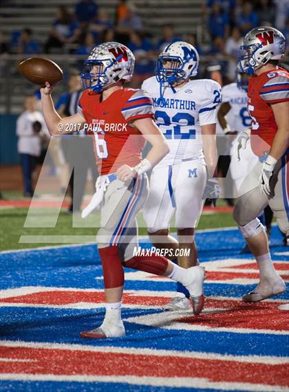 Thumbnail 2 in Westlake vs. MacArthur [Douglas] (UIL 6A Bi-District Playoff)  photogallery.
