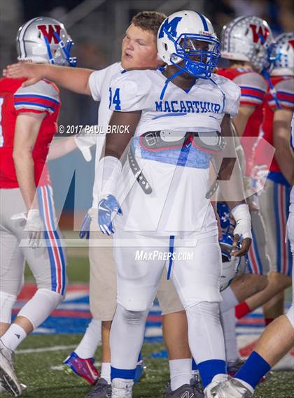 Thumbnail 3 in Westlake vs. MacArthur [Douglas] (UIL 6A Bi-District Playoff)  photogallery.