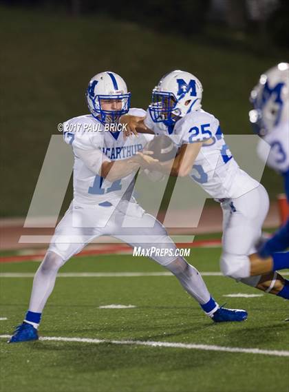 Thumbnail 1 in Westlake vs. MacArthur [Douglas] (UIL 6A Bi-District Playoff)  photogallery.