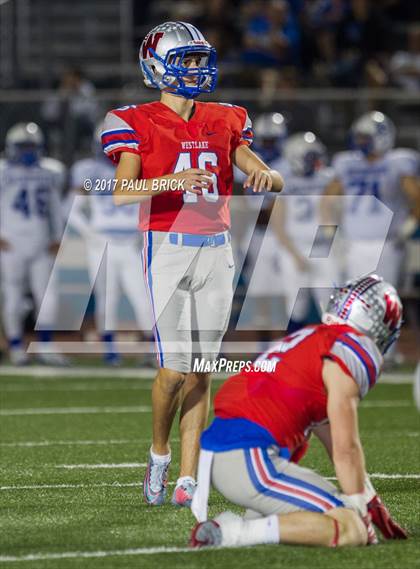 Thumbnail 1 in Westlake vs. MacArthur [Douglas] (UIL 6A Bi-District Playoff)  photogallery.