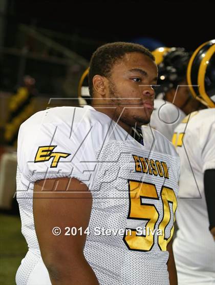 Thumbnail 2 in Edison (Fresno) vs. Oceanside (CIF SoCal Regional D1 Final) photogallery.