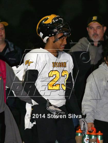 Thumbnail 1 in Edison (Fresno) vs. Oceanside (CIF SoCal Regional D1 Final) photogallery.