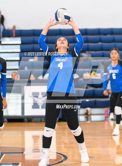 Thumbnail 2 in Somerset @ Karnes City (Hondo Volleyball Tournament) photogallery.