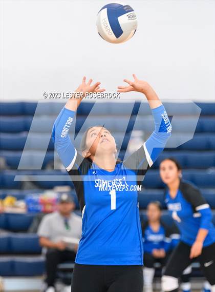 Thumbnail 3 in Somerset @ Karnes City (Hondo Volleyball Tournament) photogallery.