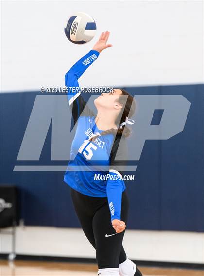 Thumbnail 1 in Somerset @ Karnes City (Hondo Volleyball Tournament) photogallery.